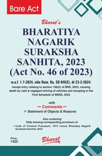 BHARATIYA NAGARIK SURAKSHA  SANHITA, 2023 (Act No. 46 of 2023)